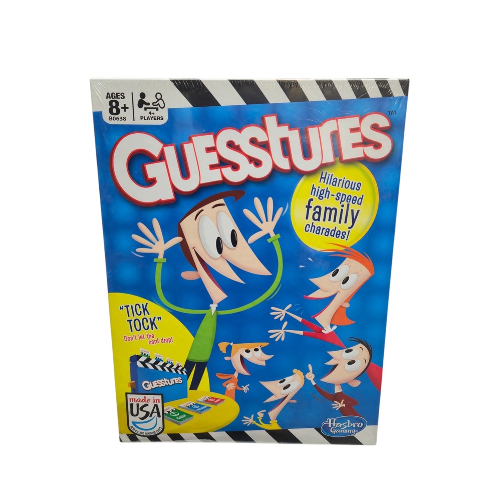 Hasbro‎ Gaming Guesstures High-Speed Charades Family Party Game B0638 New Sealed
